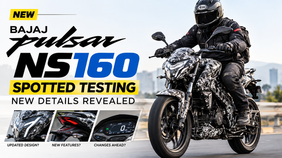 New Bajaj Pulsar NS160 Spotted Testing: New Details Revealed